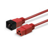 Lindy 30125 cable de transmisión Negro, Rojo 3 m C20 acoplad | APLIUM