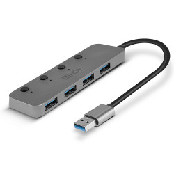 4 Port USB 3.0 Hub with | APLIUM