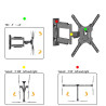 ERNITEC 0070-11001 - Wall bracket for 1 monitor | APLIUM