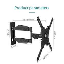 ERNITEC 0070-11001 - Wall bracket for 1 monitor | APLIUM