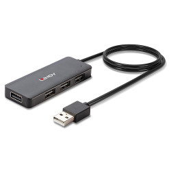 4 x USB 2.0, 480 MBit Black | APLIUM