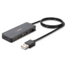 4 x USB 2.0, 480 MBit Black | APLIUM