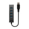 Lindy 43324 hub de interfaz USB 3.2 Gen 1 (3.1 Gen 1) Type-A | APLIUM
