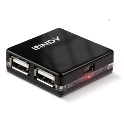 Lindy 42742 - Usb 2.0 Mini Hub 4 Port | APLIUM