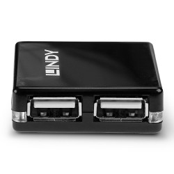 Lindy 42742 - Usb 2.0 Mini Hub 4 Port | APLIUM