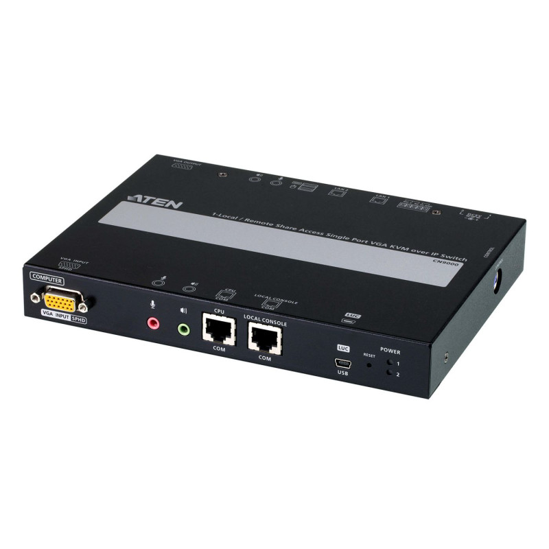 1-PORT VGA Kvm Over IP Switch With Local Or Remote Access Vi | APLIUM