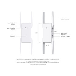 TP-Link EAP673-Extender AX5400 Mesh Wi-Fi 6 Extender | APLIUM