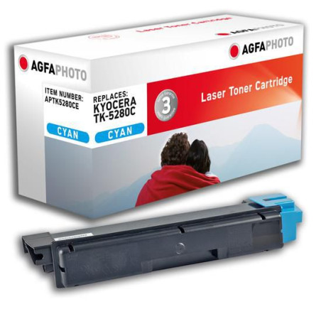 TONER CYAN, RPL. TK-5280C