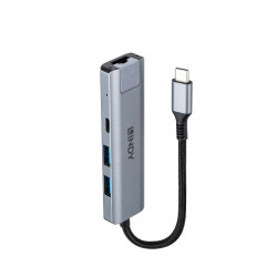 Lindy 43422 hub de interfaz USB 3.2 Gen 2 (3.1 Gen 2) Type-C | APLIUM