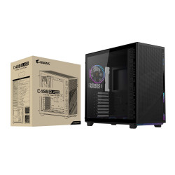 Caja Gigabyte Aorus C400 GLASS,SEMITORRE,3.5“X2+2.5”X2,B:120 | APLIUM