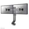 Desk Mount Dual 19-27IN Black CLAMP/GROMMET 75X75TO100X100 | APLIUM