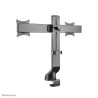 Desk Mount Dual 19-27IN Black CLAMP/GROMMET 75X75TO100X100 | APLIUM