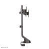 Desk Mount Dual 19-27IN Black CLAMP/GROMMET 75X75TO100X100 | APLIUM