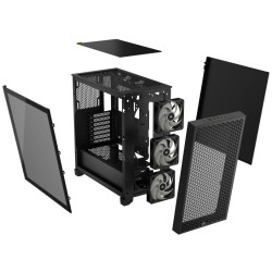 Caja Corsair 3000D Airflow Mid-tower Cristal Templado Negra | APLIUM