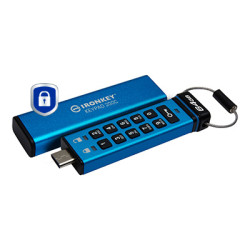 64GB Usb-c Ironkey Keypad 200C Fips 140-3 Lvl 3(PENDING)AES- | APLIUM