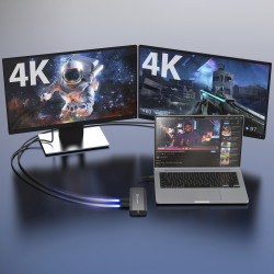 Usb-c Dual 4K HDMI 10GBPS Mini Dock | APLIUM