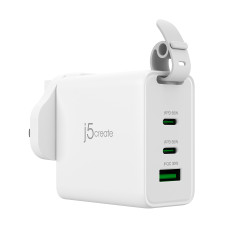 65W Gan Usb-c 3-PORT Traveler Charger Changeable AC Usb-c Ca | APLIUM