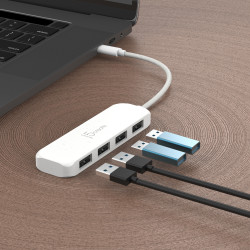 Eco-friendly Usb-c To 4-PORT Type-a Gen 2 Hub | APLIUM