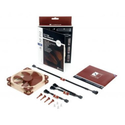 Noctua Ventilador Caja NF-F12PWM 300/1200/1500RPM, 120MM Fan | APLIUM