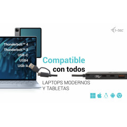 I-tec Usb-c Hub 2+2X USB-C/A Usb-c Metal Hub 2XUSB-C 2XUSB-A | APLIUM