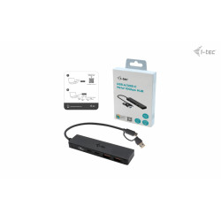 I-tec Usb-c Hub 2+2X USB-C/A Usb-c Metal Hub 2XUSB-C 2XUSB-A | APLIUM
