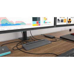 C31FLATDOCKPDPRO - I-tec Usb-c 3XLCD Dock W/ PD85W Metal | APLIUM
