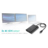 C31DUAL4KHDMI - I-tec Usb-c 4K Dual HDMI Adapter | APLIUM