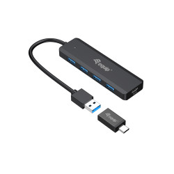 EQUIP 128959 - 4-Port Usb 3.2 Gen 1 Hub With | APLIUM