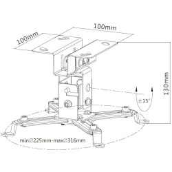 Projector Ceiling Support | APLIUM