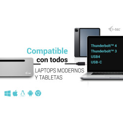 C31FLAT2PDPRO - I-tec Usb-c Ergo 3X Lcd Dock Metal | APLIUM