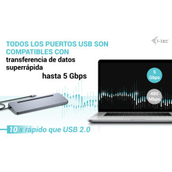 C31FLAT2PDPRO - I-tec Usb-c Ergo 3X Lcd Dock Metal | APLIUM
