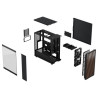 Fractal Caja North Negra Carbon Cristal Templado Dark Tint F | APLIUM