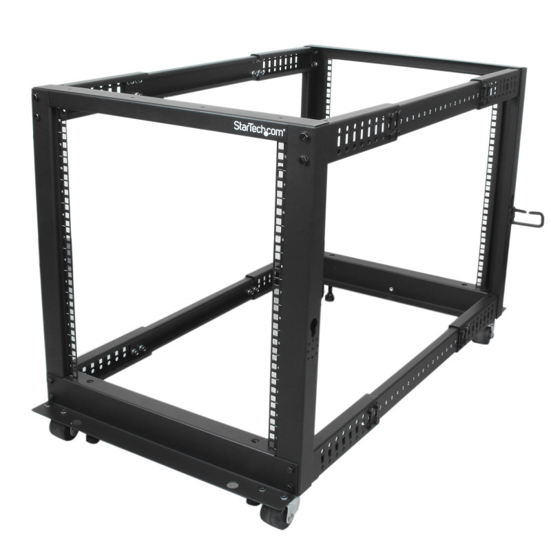 12U Adjustable Depth 4 Post Server Rack
