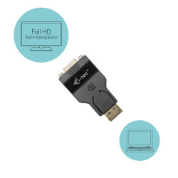 I-tec Disp Port To VGA Adapter . | APLIUM