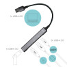 USB 3.0 Metal Hub 1X USB 3.0 + 3X USB 2.0 | APLIUM