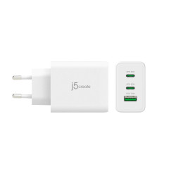 65W Gan Usb-c 3-PORT Charger Eu White | APLIUM