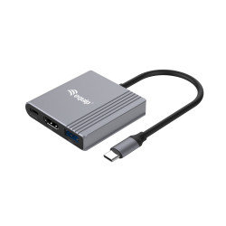 EQUIP 133488 - 3 In 1 Usb-C To Hdmi / Usb-A | APLIUM