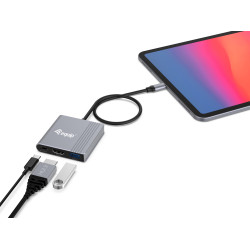 EQUIP 133488 - 3 In 1 Usb-C To Hdmi / Usb-A | APLIUM