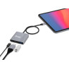 EQUIP 133488 - 3 In 1 Usb-C To Hdmi / Usb-A | APLIUM