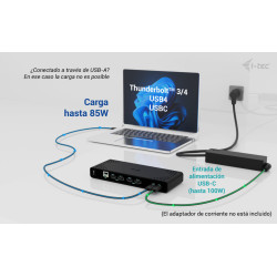 CADUA4KDOCKPDB - I-tec Universal Dual 4K Dock Power | APLIUM