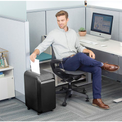 Destructora Fellowes LX220/ Minicorte de 4 x 12mm/ Negra | APLIUM