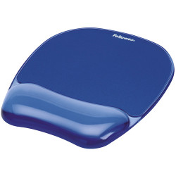 Alfombrilla Con Reposamuñecas Raton Gel Azul Fellowes 911412 | APLIUM