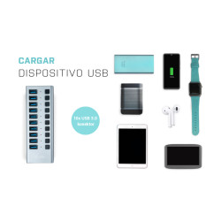 U3CHARGEHUB10 - I-tec USB 3.0 Hub 10 Port 48 W | APLIUM