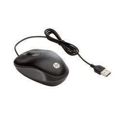 HP Travel - Ratón - óptico - 3 botones - cableado - USB