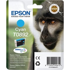 Epson Monkey Cartucho T0892 cian, Cian, 3,5 ml, 1 pieza(s)