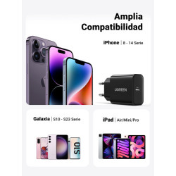 Ugreen 10191 cargador de dispositivo móvil Universal Negro C | APLIUM