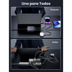 Ugreen Nexode Universal Gris Corriente alterna Carga rápida | APLIUM