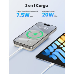 Ugreen 25208 batería externa 10000 mAh Cargador inalámbrico | APLIUM