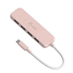 j5create JCH341ER-N - Eco-friendly Usb-c To 4-PORT Type-a | APLIUM