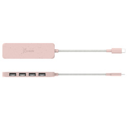 j5create JCH341ER-N - Eco-friendly Usb-c To 4-PORT Type-a | APLIUM